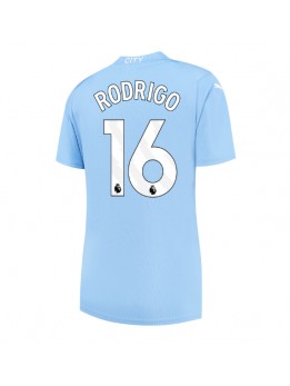 Manchester City Rodri Hernandez #16 Heimtrikot für Frauen 2023-24 Kurzarm